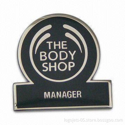 Lapel Pin, Made of Brass, Aluminum and Stainless Steel